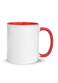 Custom 11 oz Mug with Color Inside - Red