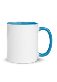 Custom 11 oz Mug with Color Inside - Blue