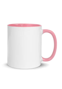 Custom 11 oz Mug with Color Inside - Pink