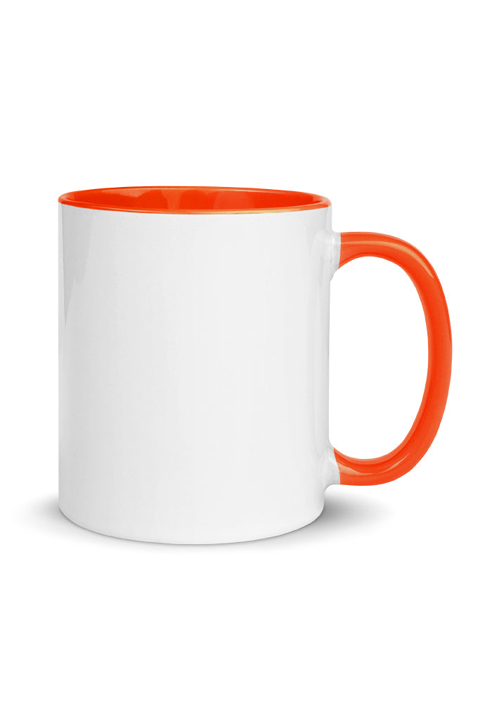 Custom 11 oz Mug with Color Inside - Orange