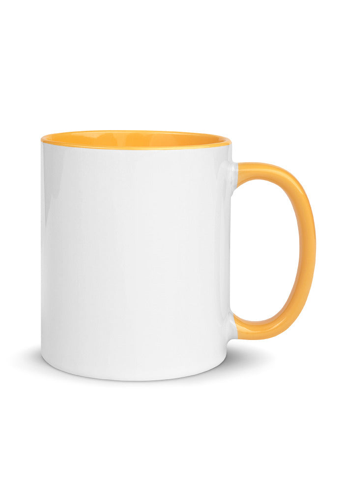 Custom 11 oz Mug with Color Inside - Golden Yellow