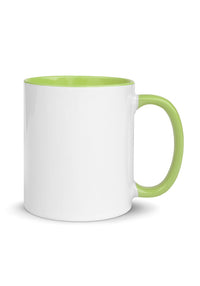 Custom 11 oz Mug with Color Inside - Green