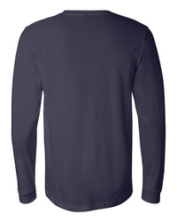 Unisex Long Sleeve Tee - Navy (back)