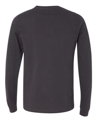 Unisex Long Sleeve Tee - Dark Grey Heather (back)