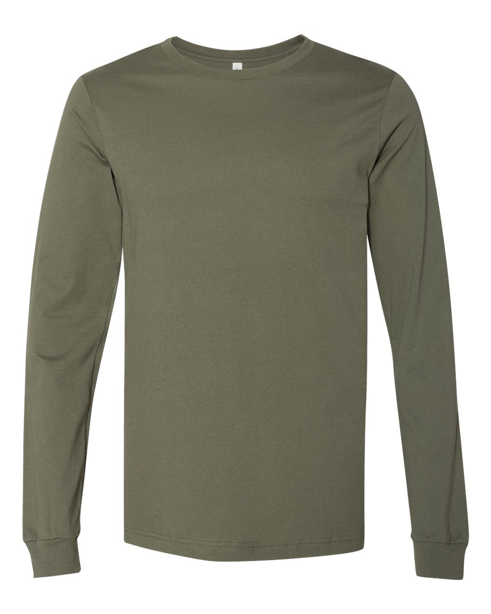 Unisex Long Sleeve Tee - Military Green