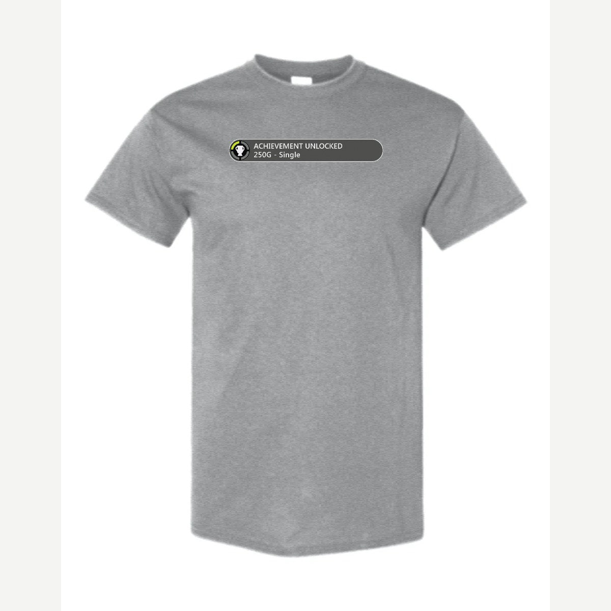 Achievement Unlocked: Single — Classic Tee / Sport Grey