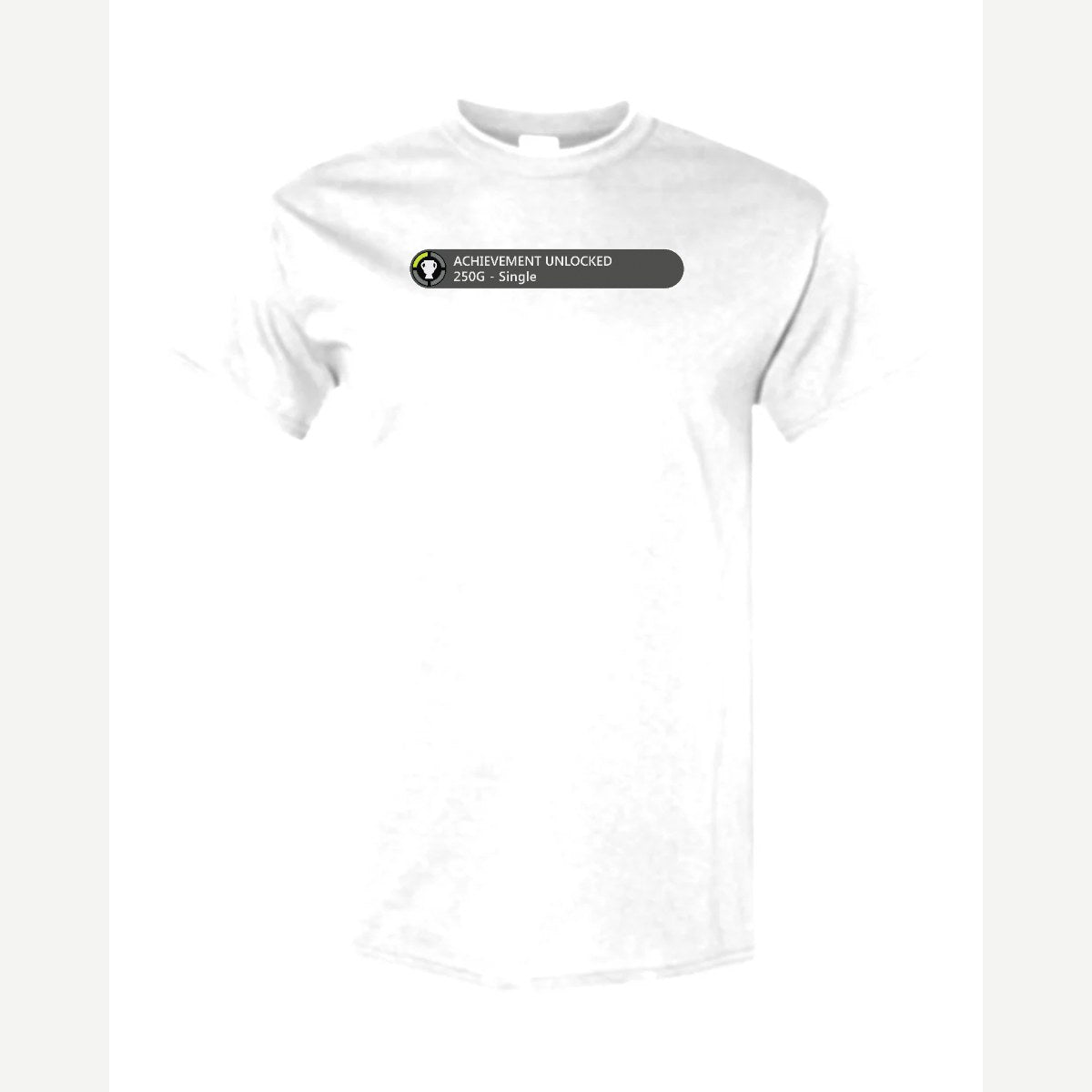 Achievement Unlocked: Single — Classic Tee / White