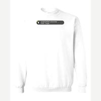 Achievement Unlocked: Single — Crewneck Sweatshirt / White