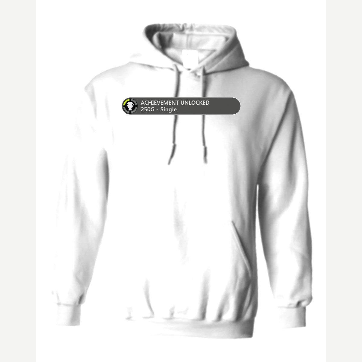 Achievement Unlocked: Single — Hoodie / White