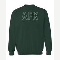 AFK — Crewneck Sweatshirt / Forest Green