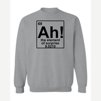 Ah! Surprise — Crewneck Sweatshirt / Sport Grey