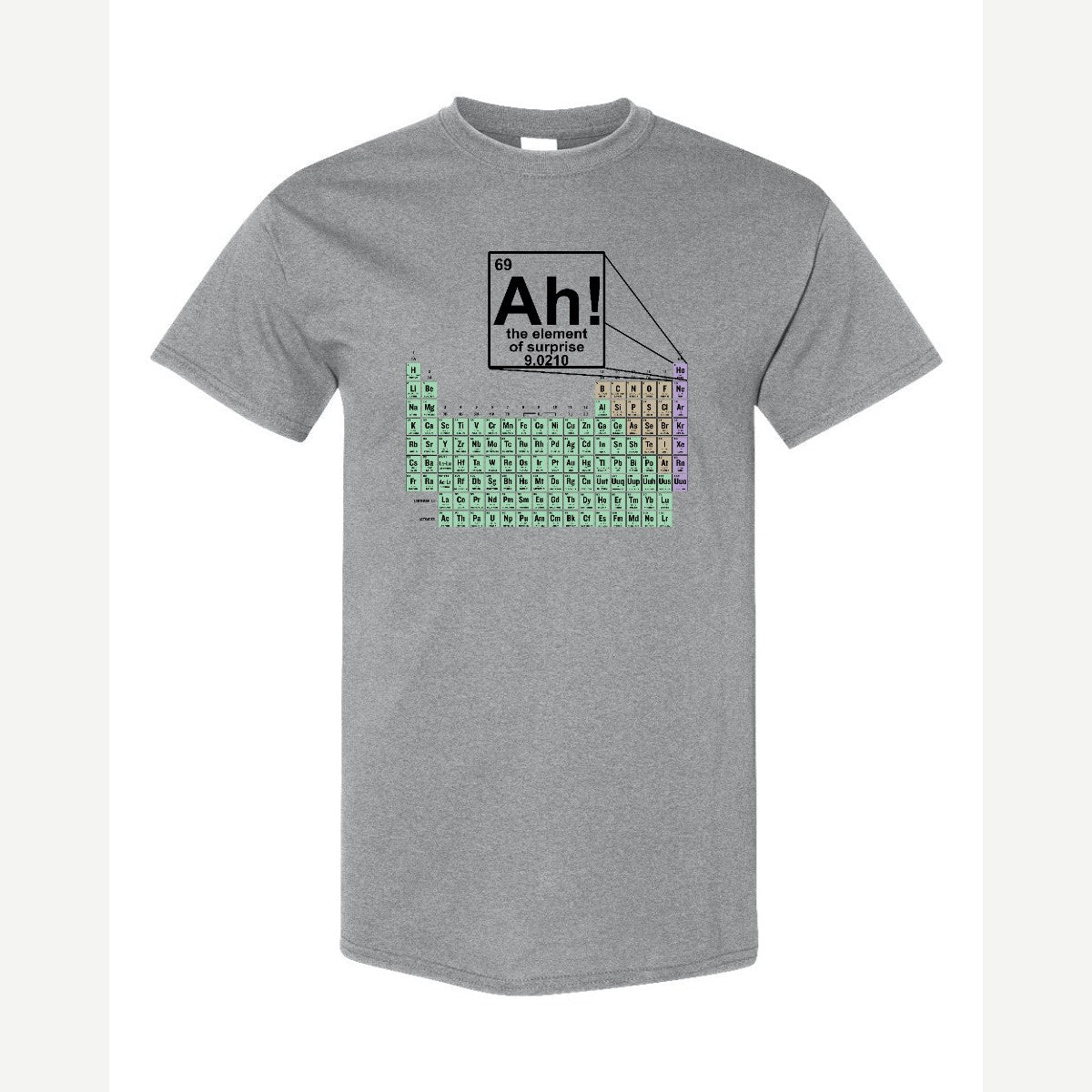 Ah! The Element of Surprise — Classic Tee / Sport Grey