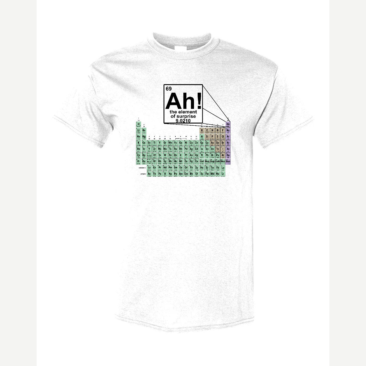 Ah! The Element of Surprise — Classic Tee / White