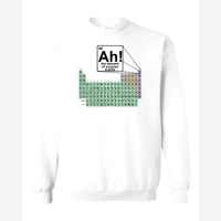 Ah! The Element of Surprise — Crewneck Sweatshirt / White