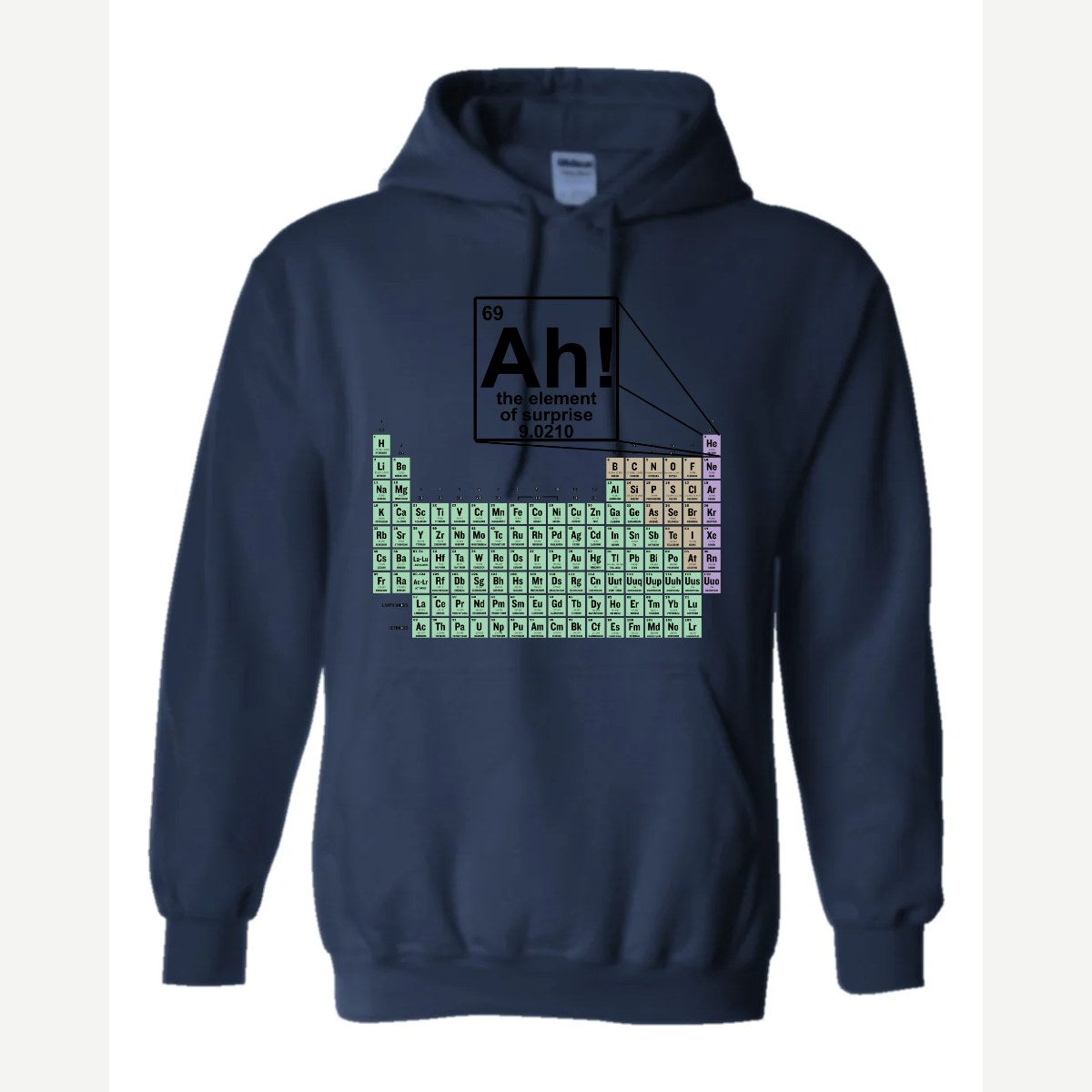 Ah! The Element of Surprise — Hoodie / Navy