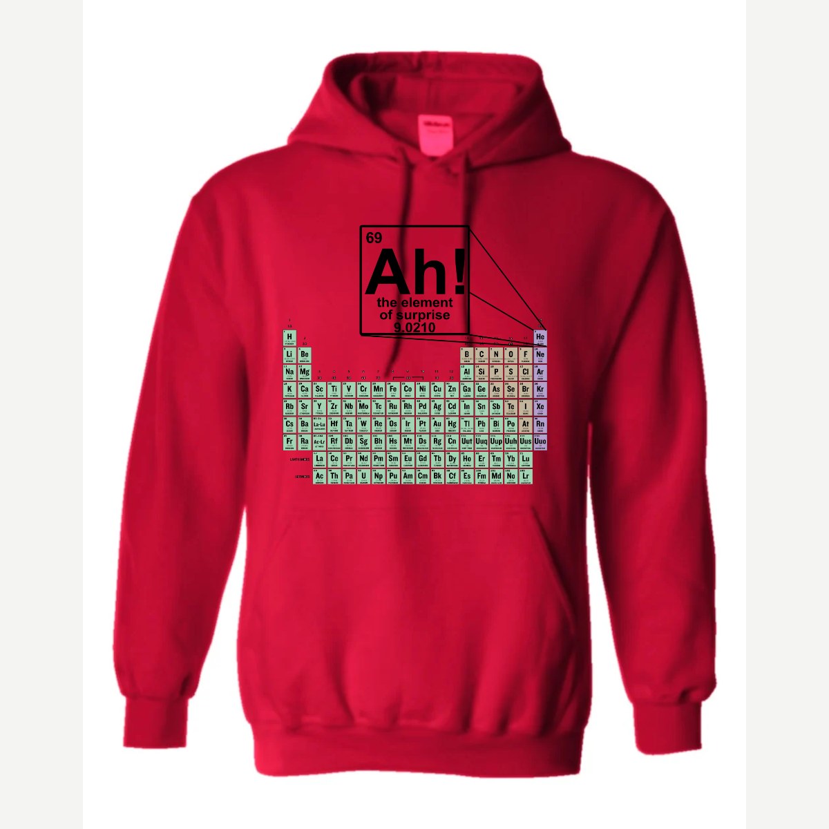Ah! The Element of Surprise — Hoodie / Red