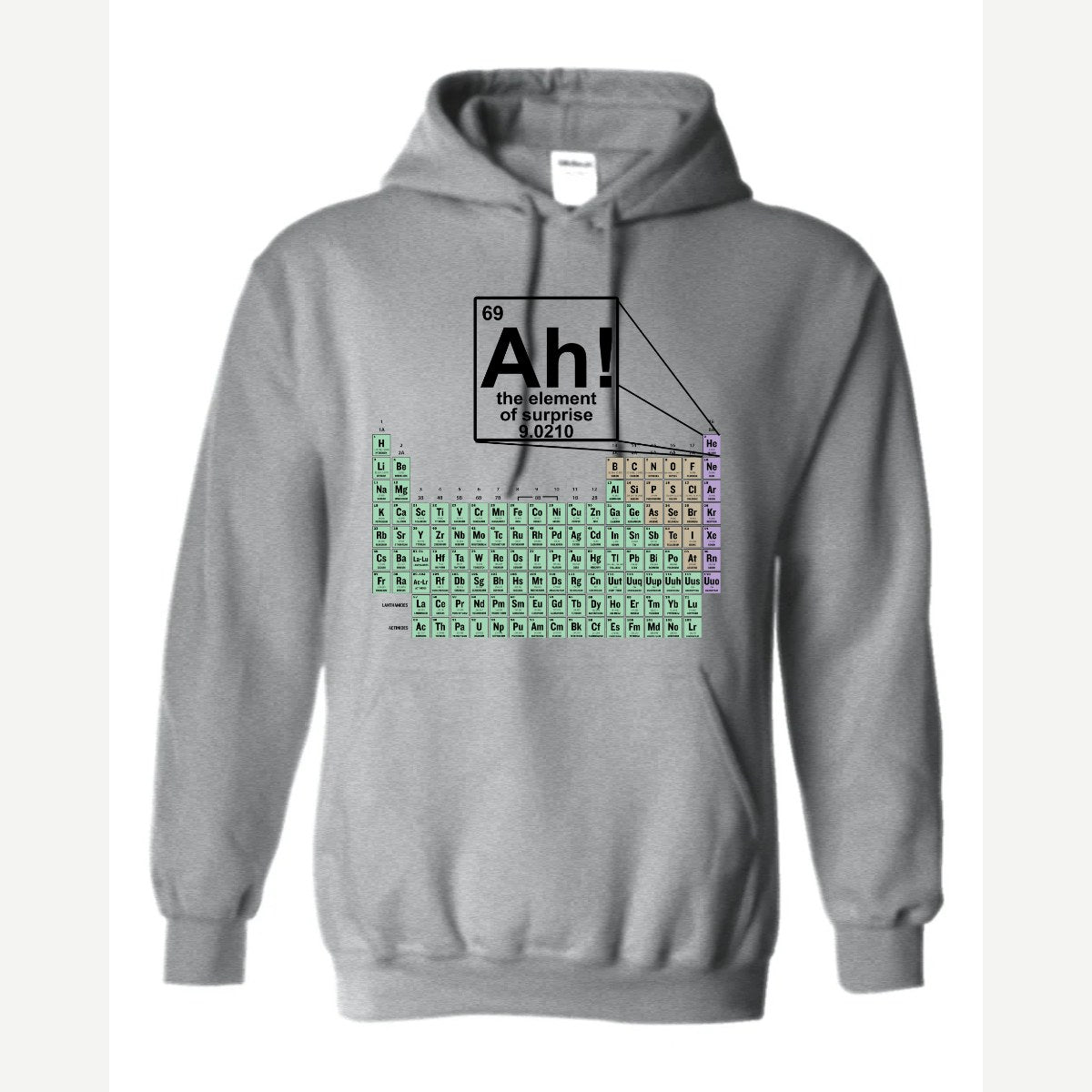 Ah! The Element of Surprise — Hoodie / Sport Grey