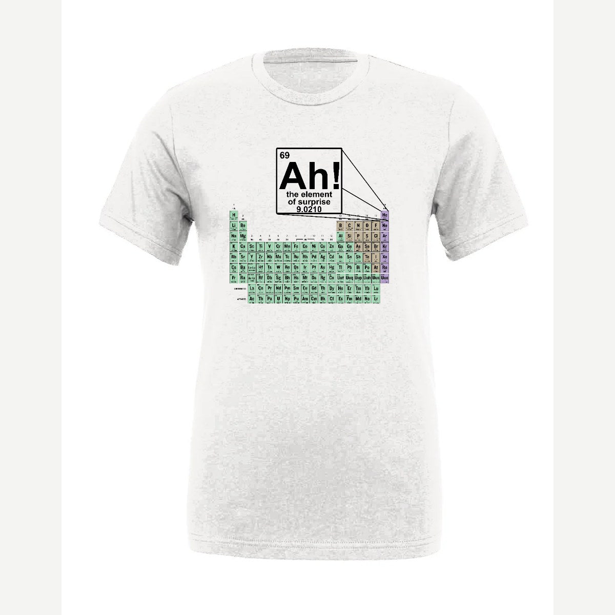 Ah! The Element of Surprise — Premium Tee / White