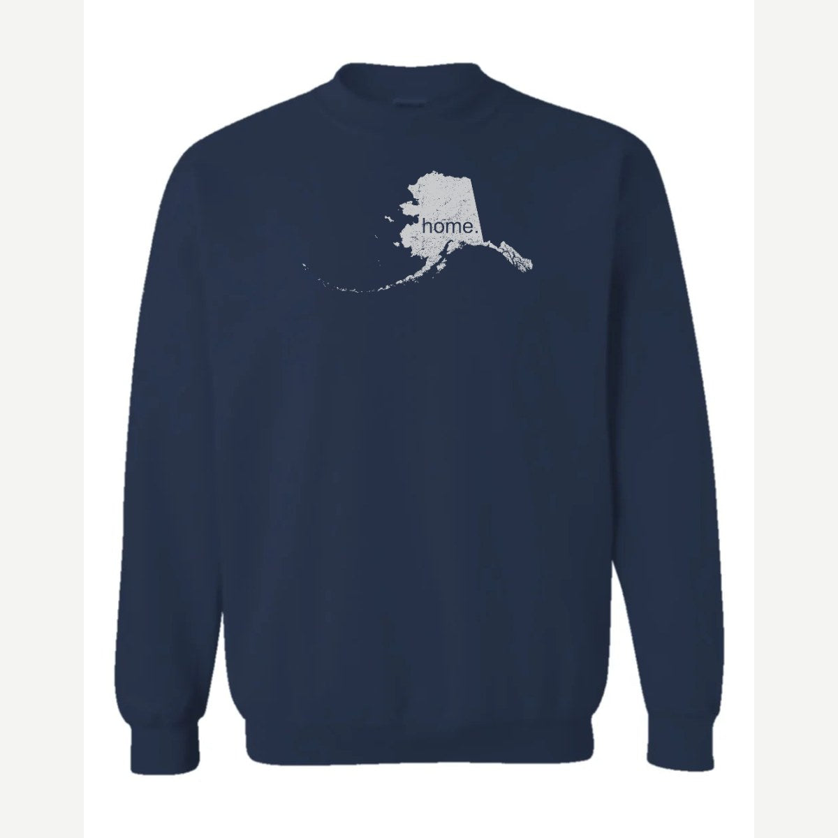 Alaska is home. — Crewneck Sweatshirt / Navy