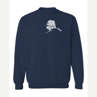Alaska is home. — Crewneck Sweatshirt / Navy