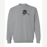 Alaska is home. — Crewneck Sweatshirt / Sport Grey