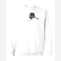 Alaska is home. — Crewneck Sweatshirt / White