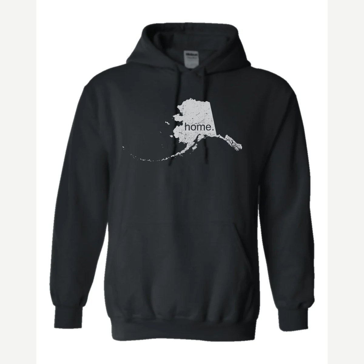 Alaska is home. — Hoodie / Black