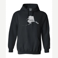 Alaska is home. — Hoodie / Black