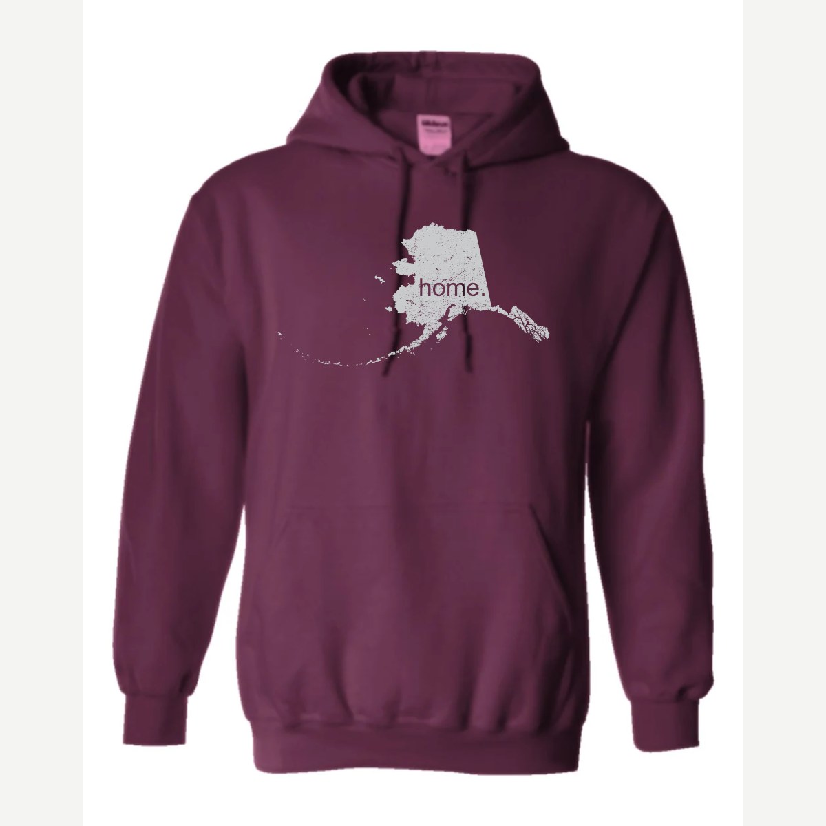 Alaska is home. — Hoodie / Maroon
