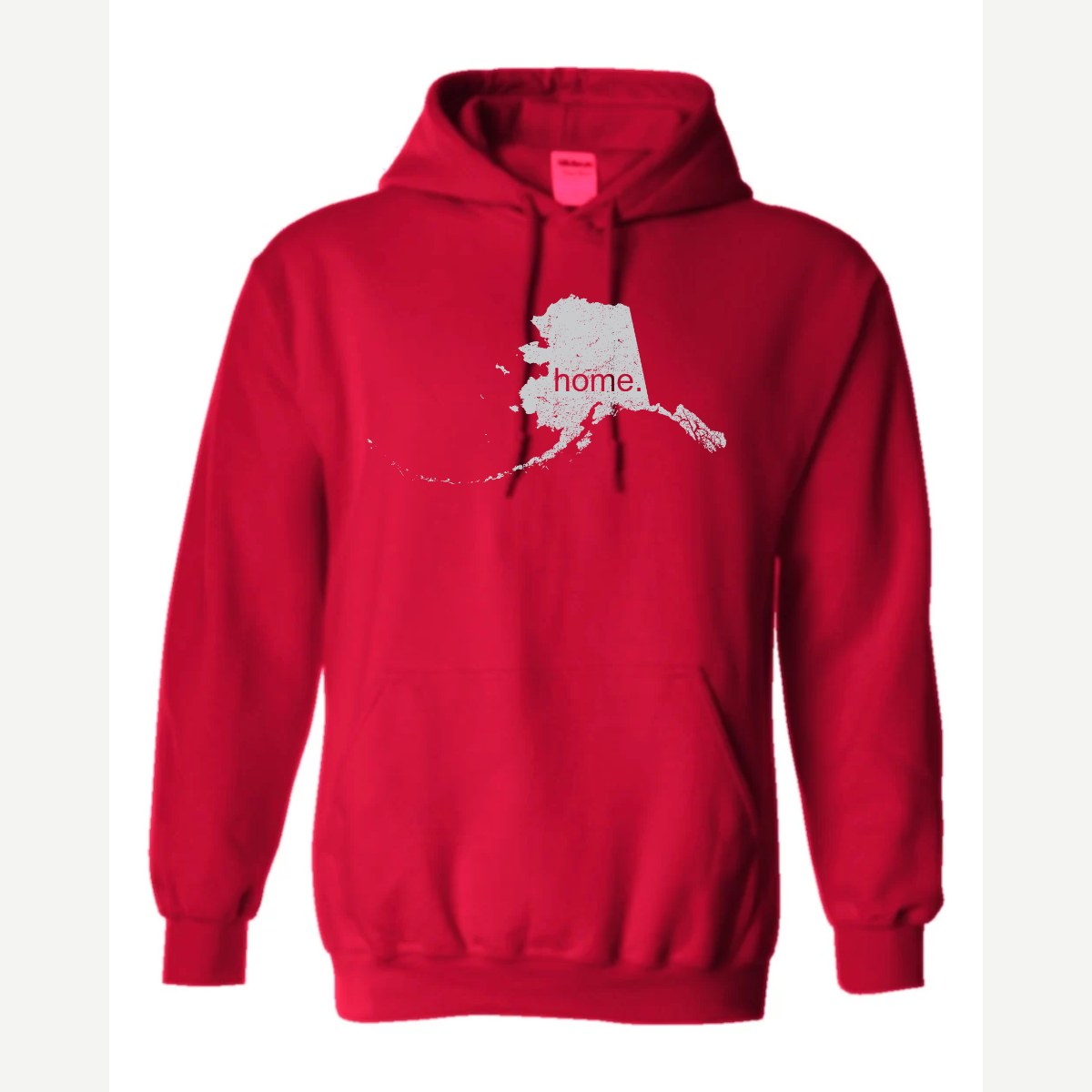Alaska is home. — Hoodie / Red