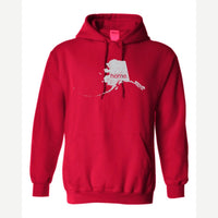 Alaska is home. — Hoodie / Red