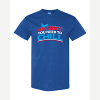 America, You Need to Chill — Classic Tee / Royal