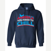 America, You Need to Chill — Hoodie / Navy