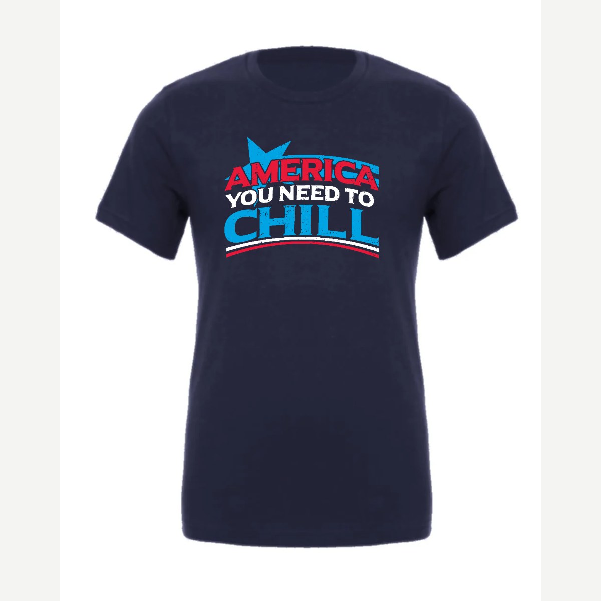 America, You Need to Chill — Premium Tee / Navy