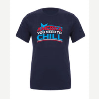 America, You Need to Chill — Premium Tee / Navy