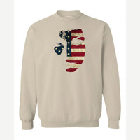 American Woman — Crewneck Sweatshirt / Sand