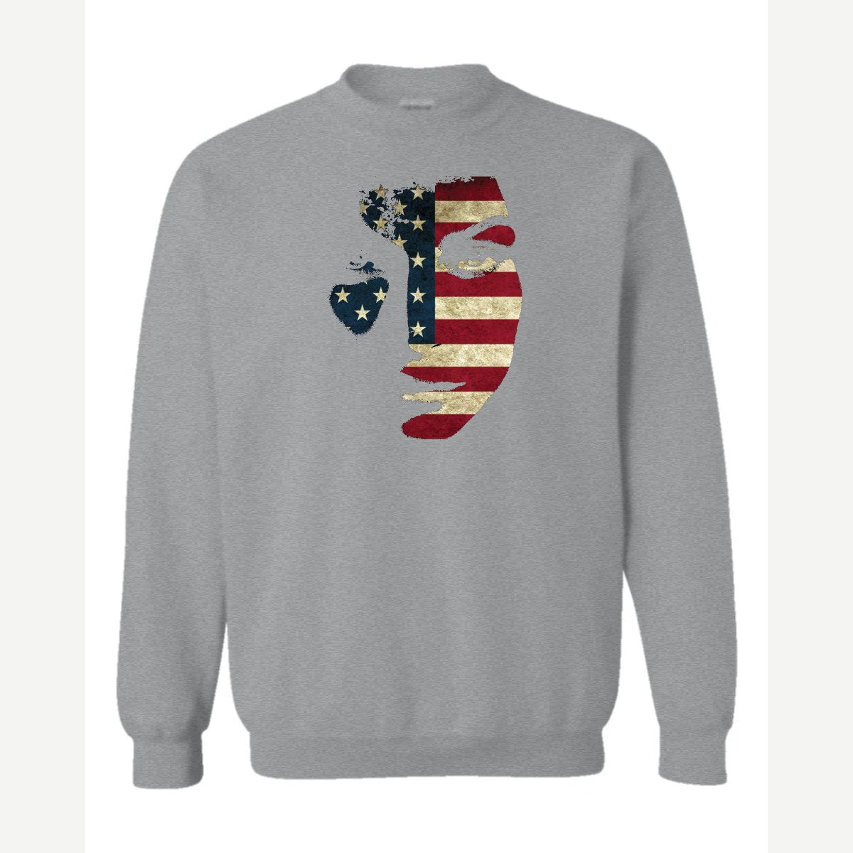 American Woman — Crewneck Sweatshirt / Sport Grey