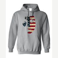 American Woman — Hoodie / Sport Grey