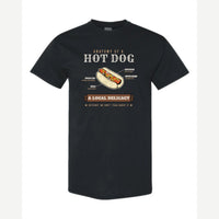 Anatomy of a Hot Dog — Classic Tee / Black