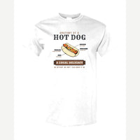 Anatomy of a Hot Dog — Classic Tee / White