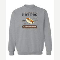 Anatomy of a Hot Dog — Crewneck Sweatshirt / Sport Grey