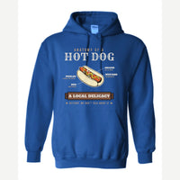 Anatomy of a Hot Dog — Hoodie / Royal
