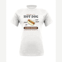 Anatomy of a Hot Dog — Premium Tee / White