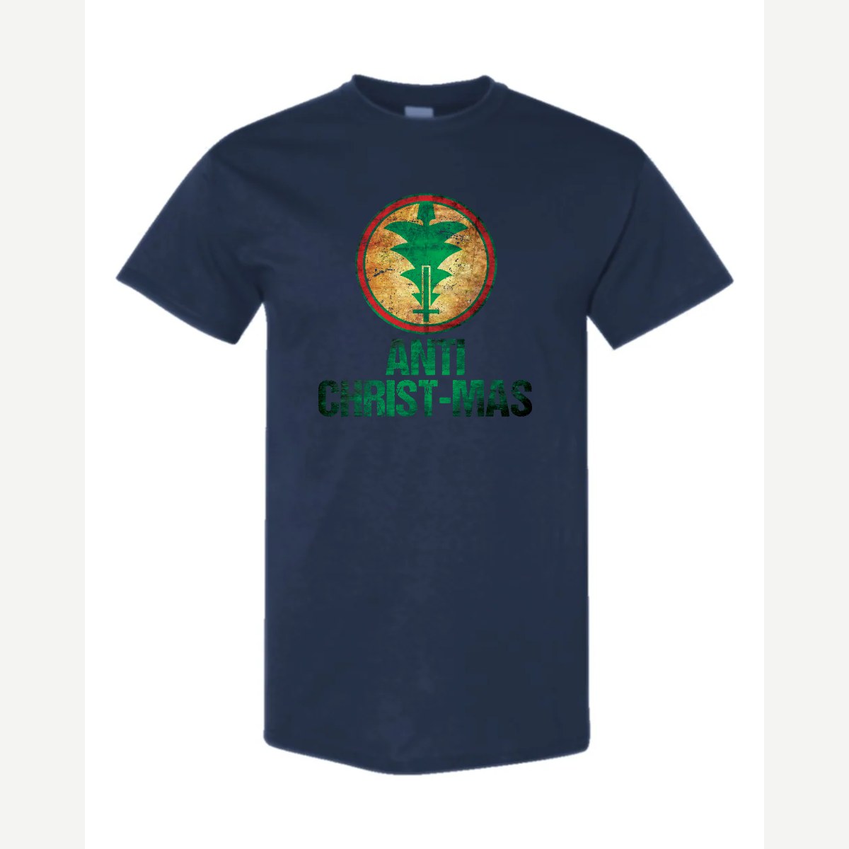 Anti Christ-mas — Classic Tee / Navy