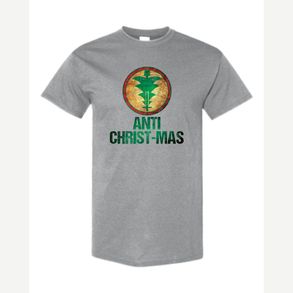Anti Christ-mas — Classic Tee / Sport Grey
