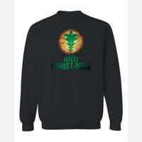 Anti Christ-mas — Crewneck Sweatshirt / Black