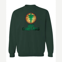 Anti Christ-mas — Crewneck Sweatshirt / Forest Green