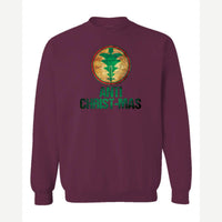 Anti Christ-mas — Crewneck Sweatshirt / Maroon