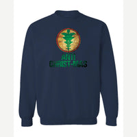 Anti Christ-mas — Crewneck Sweatshirt / Navy