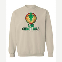 Anti Christ-mas — Crewneck Sweatshirt / Sand